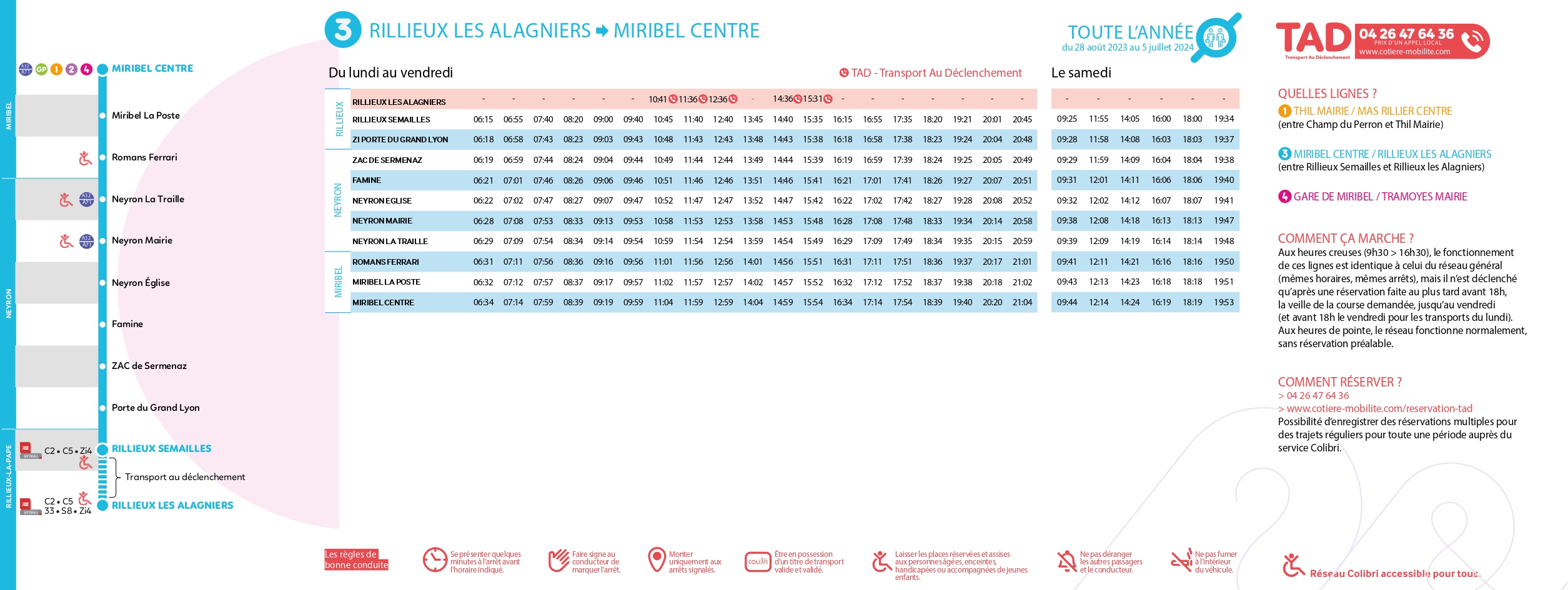 Réseau Colibri - Vos horaires de bus de septembre 2021 à juillet 2022